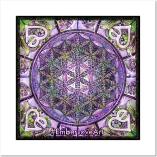 flower of life Posters and Art